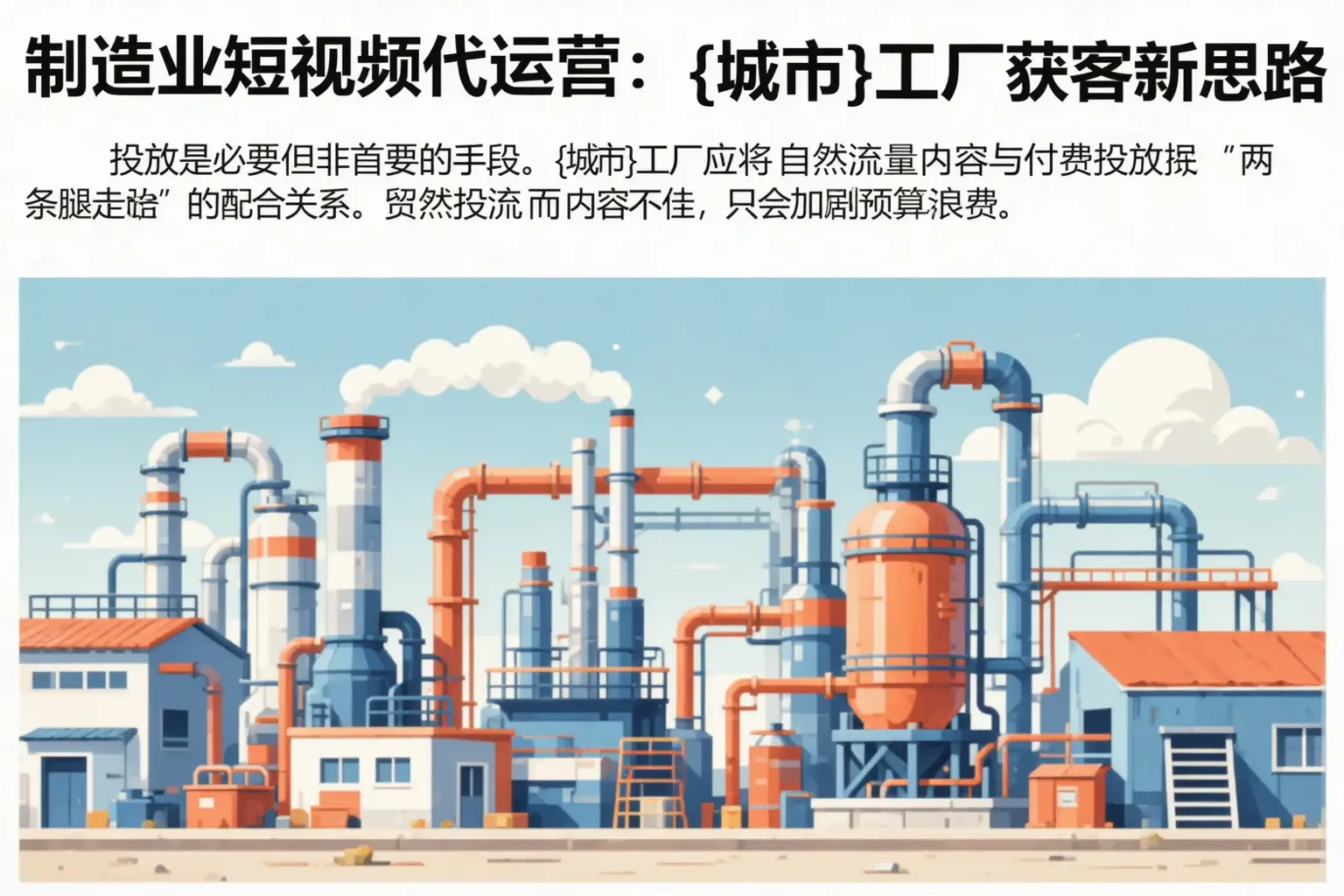 制造业短视频代运营：宜春工厂获客新思路