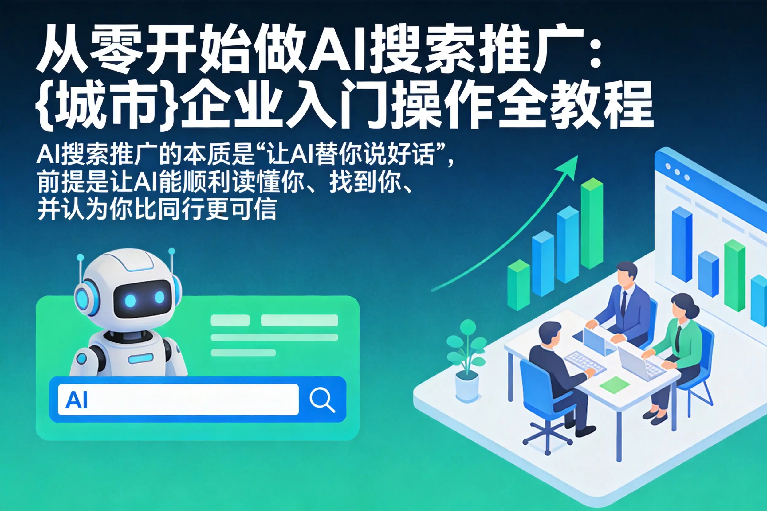 从零开始做AI搜索推广：宜春企业入门操作全教程