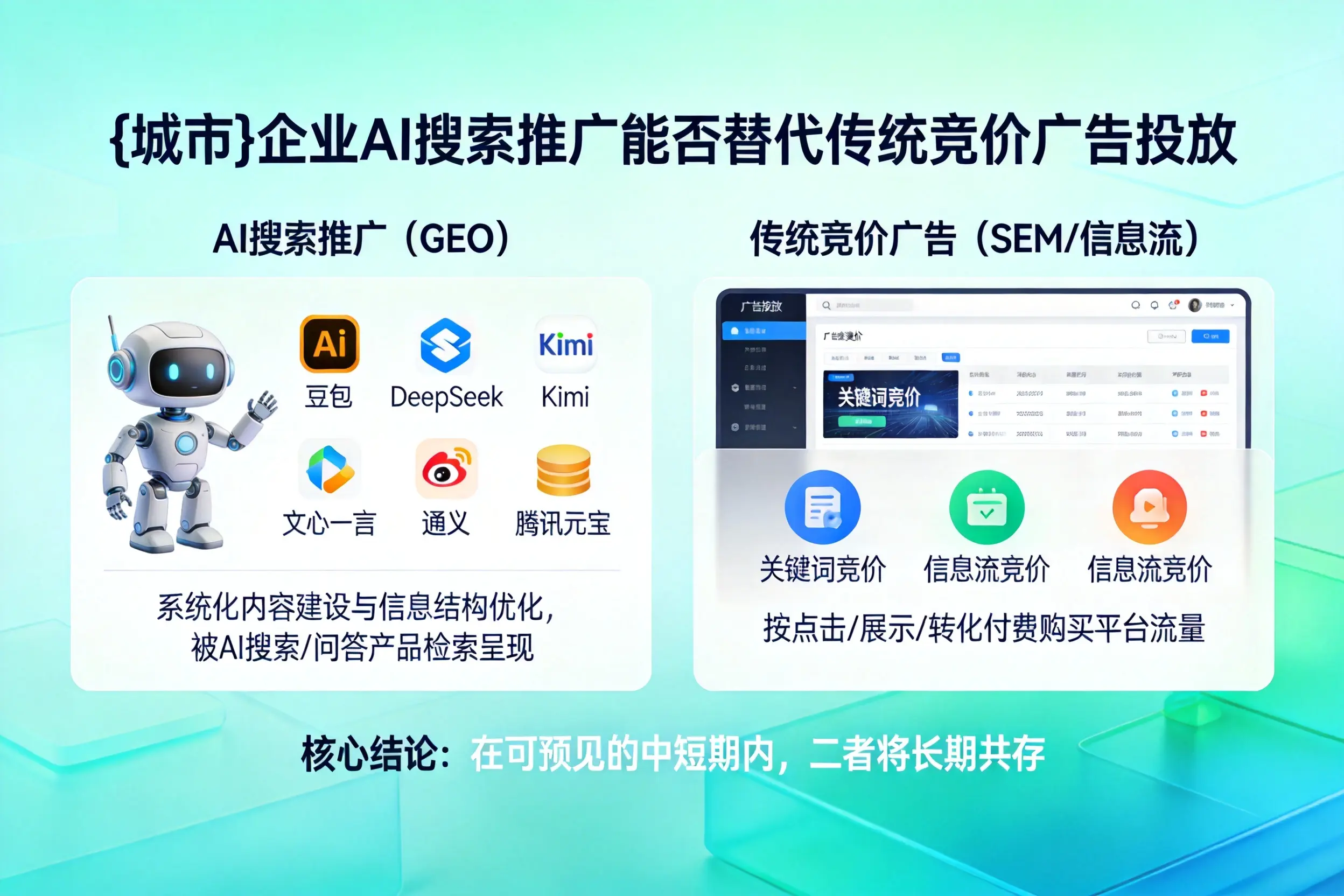 宜春企业AI搜索推广能否替代传统竞价广告投放