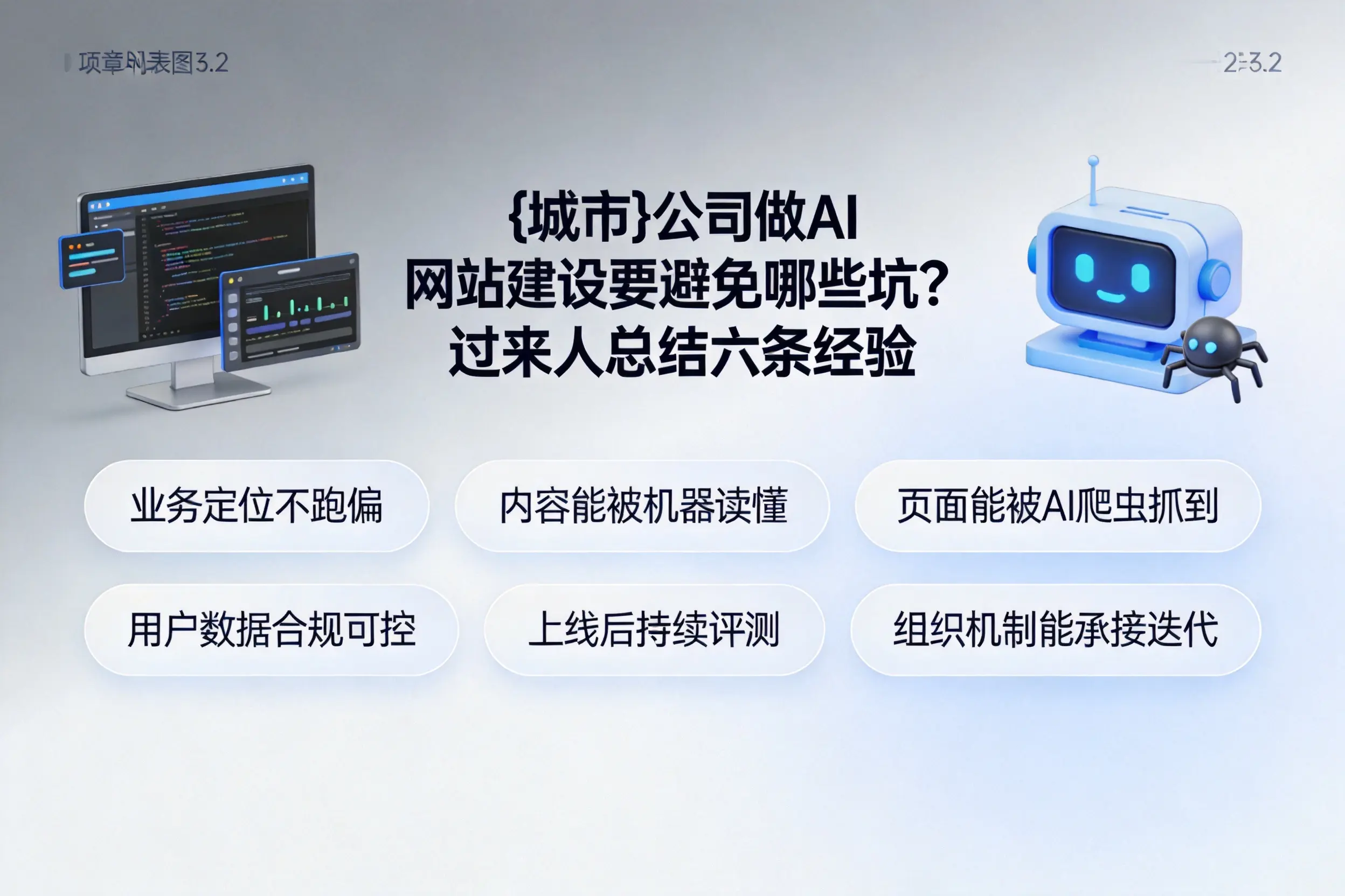 宜春公司做AI网站建设要避免哪些坑？过来人总结六条经验